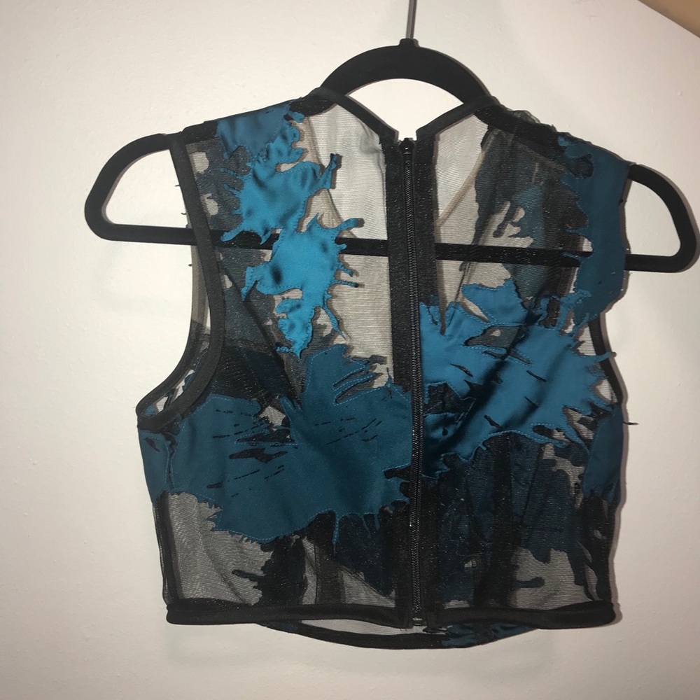 Lace crop top